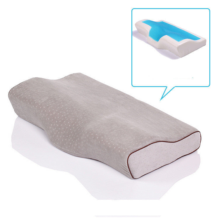 HKM-483859 Memory Foam Butterfly Pillow with Gel Layer and Jersey Cover, 50x30x10/7CM