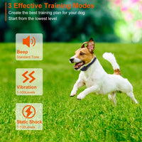 HKM-484243 3280FT Waterproof Dog Training Collar with Beep, Vibration, and Shock Modes
