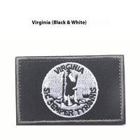 HKM-484243 Double-Sided Velcro Cloth Label Embroidered Armband for Outdoor Sports