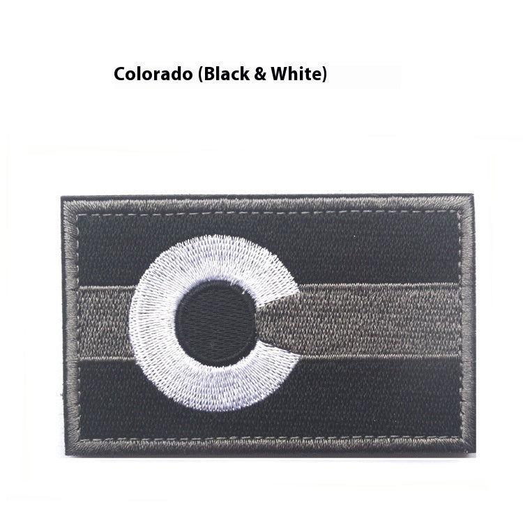 KTX-484243 Double-Sided Velcro Cloth Label Embroidered Armband for Outdoor Sports