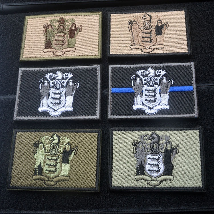 KTX-484243 Double-Sided Velcro Cloth Label Embroidered Armband for Outdoor Sports