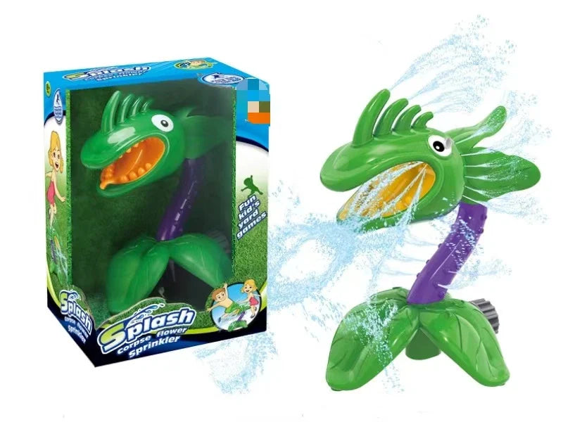 HKM-484243 Rotatable Outdoor Sunflower Water Spray Toy for Kids - Fun Shower Sprinkler for Yard Play