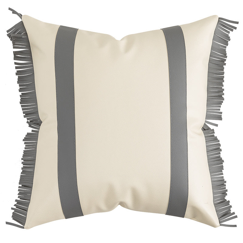 HKM-484371 Light Luxury Leather Pillow Cover for Sofa and Living Room