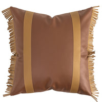 HKM-484371 Light Luxury Leather Pillow Cover for Sofa and Living Room