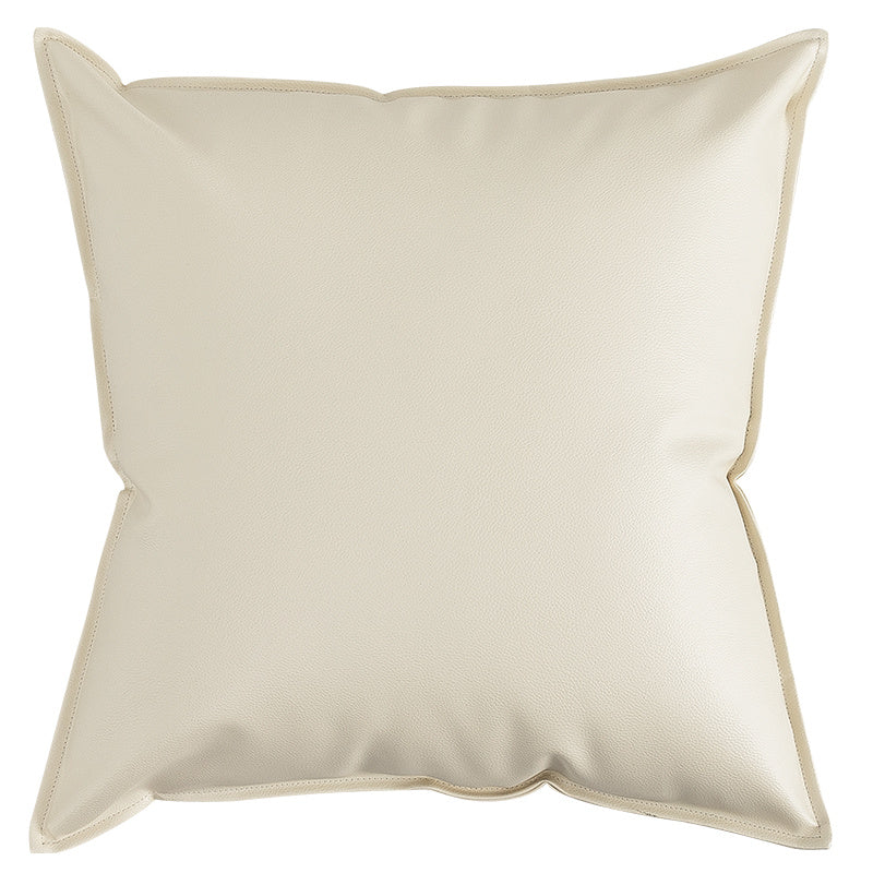 HKM-484371 Light Luxury Leather Pillow Cover for Sofa and Living Room