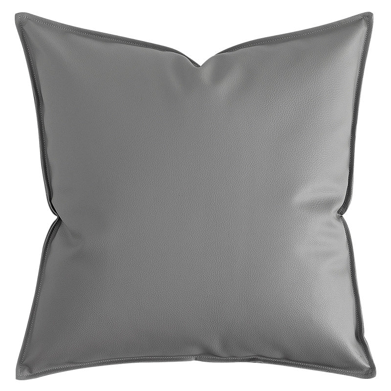 HKM-484371 Light Luxury Leather Pillow Cover for Sofa and Living Room