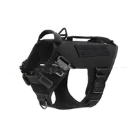 HKM-484371 Tactical Dog Chest Harness with Adjustable Straps and Accessories
