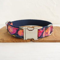 HKM-484435 Dog Bow Tie Set with Leash - Polyester Material, Available in Multiple Sizes