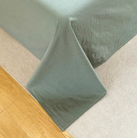 HKM-484563 Jacquard Cotton Double-layer Bedding Set - Soft and Retro Design, Four-Piece for Multiple Bed Sizes