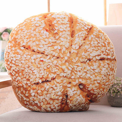 HKM-484691 Creative Simulation Food Bread Pillow – Soft Plush Shape with 3D PPCotton Filling