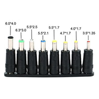 HKM-484755 Universal 8-Piece Laptop DC Adapter with 5.5*2.1mm Plug and 16A Rated Current
