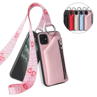 HKM-484819 Mobile Phone Protective Case with Lanyard for iPhone Models