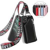 HKM-484819 Mobile Phone Protective Case with Lanyard for iPhone Models