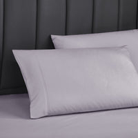 HKM-484883 Solid Color Four-Piece Sanded Bed Sheet Set in Various Sizes