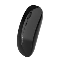 HKM-485075 Rechargeable Wireless Mute Optical Mouse with 2.4GHz Connection and Adjustable DPI Settings