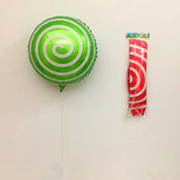 HKM-485139 Cute Handheld Stick Christmas Foil Balloons Set for Kids - Party Decorations