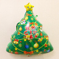 HKM-485139 Cute Handheld Stick Christmas Foil Balloons Set for Kids - Party Decorations