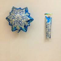 HKM-485139 Cute Handheld Stick Christmas Foil Balloons Set for Kids - Party Decorations