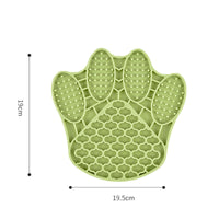 HKM-485331 New Amazon Silicone Dog Licking Mat Pet Feeding Bowl Slow Food Cat Plate Dog Silicone Slow Food Mat Anti-Choke Bowl