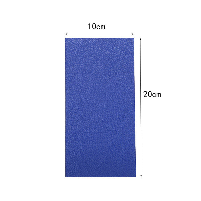 HKM-485395 Lychee Pattern Leather Repair Patch - Eco-Friendly, Durable 10x20cm Solution for Sofas, Seats, and More