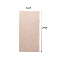 HKM-485395 Lychee Pattern Leather Repair Patch - Eco-Friendly, Durable 10x20cm Solution for Sofas, Seats, and More