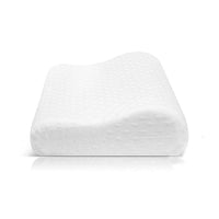 HKM-485395 Slow Rebound Memory Foam Pillow with Velvet Polka Dot Cotton Cover - 50cm x 30cm x 7/10cm