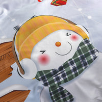 HKM-485523 Festive Christmas 3D Digital Bed Set with Quilt Cover and Pillowcase - Multiple Sizes Available