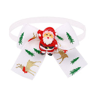 HKM-485715 Christmas-Themed Pet Bow Tie in Red and Green for Dogs and Cats - Seasonal Accessory