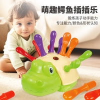 HKM-485715 Crocodile Montessori Fine Motor Skills Educational Toy for Young Children