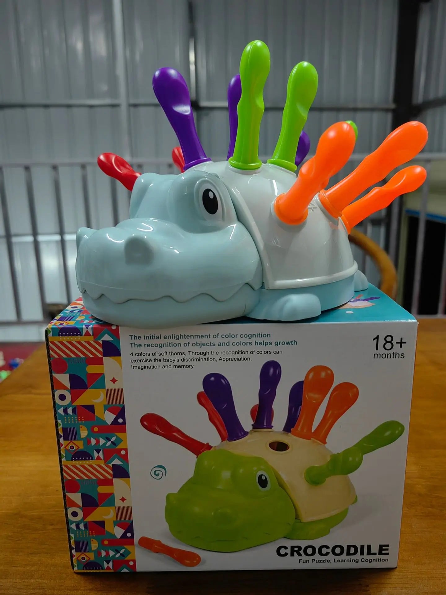 HKM-485715 Crocodile Montessori Fine Motor Skills Educational Toy for Young Children