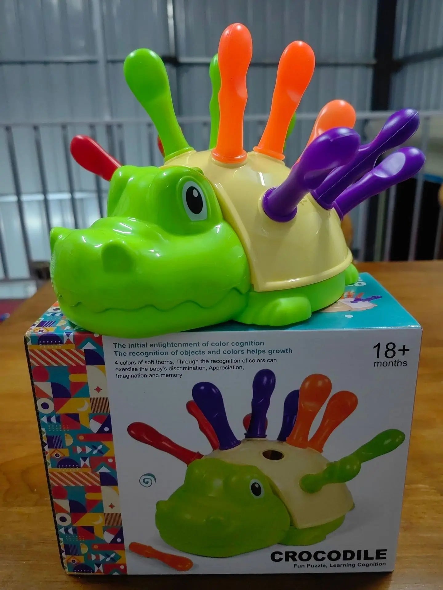 HKM-485715 Crocodile Montessori Fine Motor Skills Educational Toy for Young Children