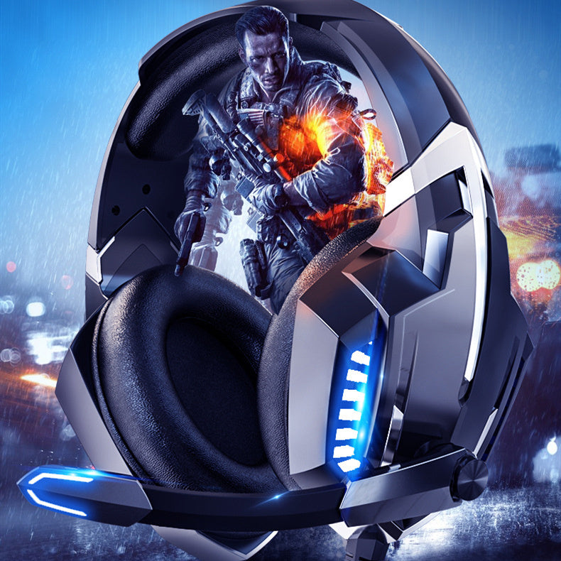 HKM-485779 ONIKUMA K18 Wired Gaming Headset with Microphone and 50mm Driver, 20Hz-20kHz Frequency Response, 2.2m Braided Cable