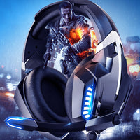 HKM-485779 ONIKUMA K18 Wired Gaming Headset with Microphone and 50mm Driver, 20Hz-20kHz Frequency Response, 2.2m Braided Cable