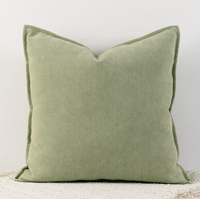 HKM-485843 Herringbone Pattern Chenille Throw Pillow Cover - Multiple Sizes Available