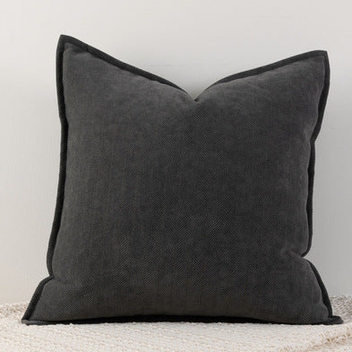 HKM-485843 Herringbone Pattern Chenille Throw Pillow Cover - Multiple Sizes Available