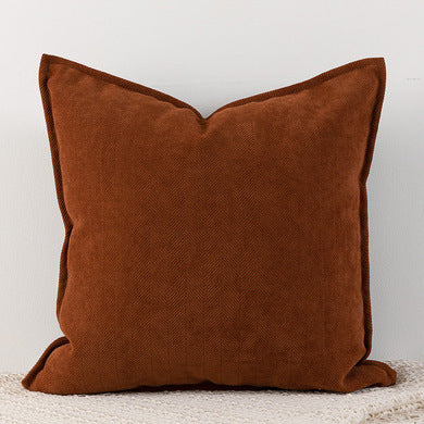 HKM-485843 Herringbone Pattern Chenille Throw Pillow Cover - Multiple Sizes Available