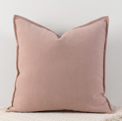 HKM-485843 Herringbone Pattern Chenille Throw Pillow Cover - Multiple Sizes Available