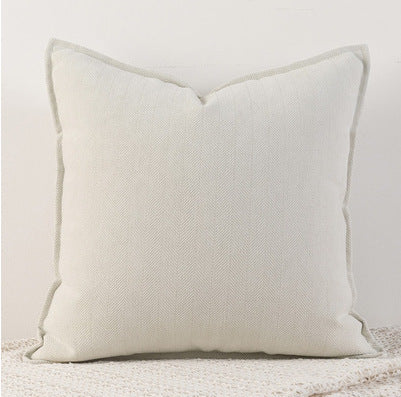 HKM-485843 Herringbone Pattern Chenille Throw Pillow Cover - Multiple Sizes Available