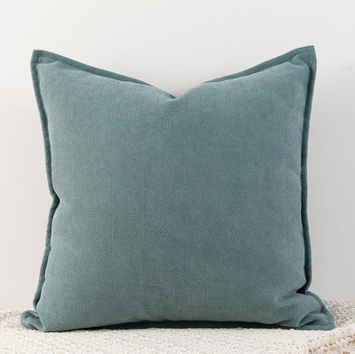 HKM-485843 Herringbone Pattern Chenille Throw Pillow Cover - Multiple Sizes Available