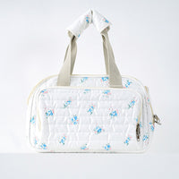 HKM-485907 Portable Canvas Dog Crossbody Bag for Small Pets - Blue 37x17x25 cm