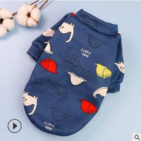 HKM-485971 Trendy Winter Sweatshirts for Small Dogs - Multiple Fun Designs Available