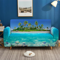HKM-486035 Elastic Dust-Proof Floral Sofa Cover for Modular Sofas, Available in Various Sizes