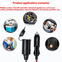 HKM-486099 4M USB Power Extension Cable for Car Cigarette Lighter with 10A Fuse
