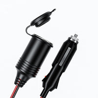 HKM-486099 4M USB Power Extension Cable for Car Cigarette Lighter with 10A Fuse