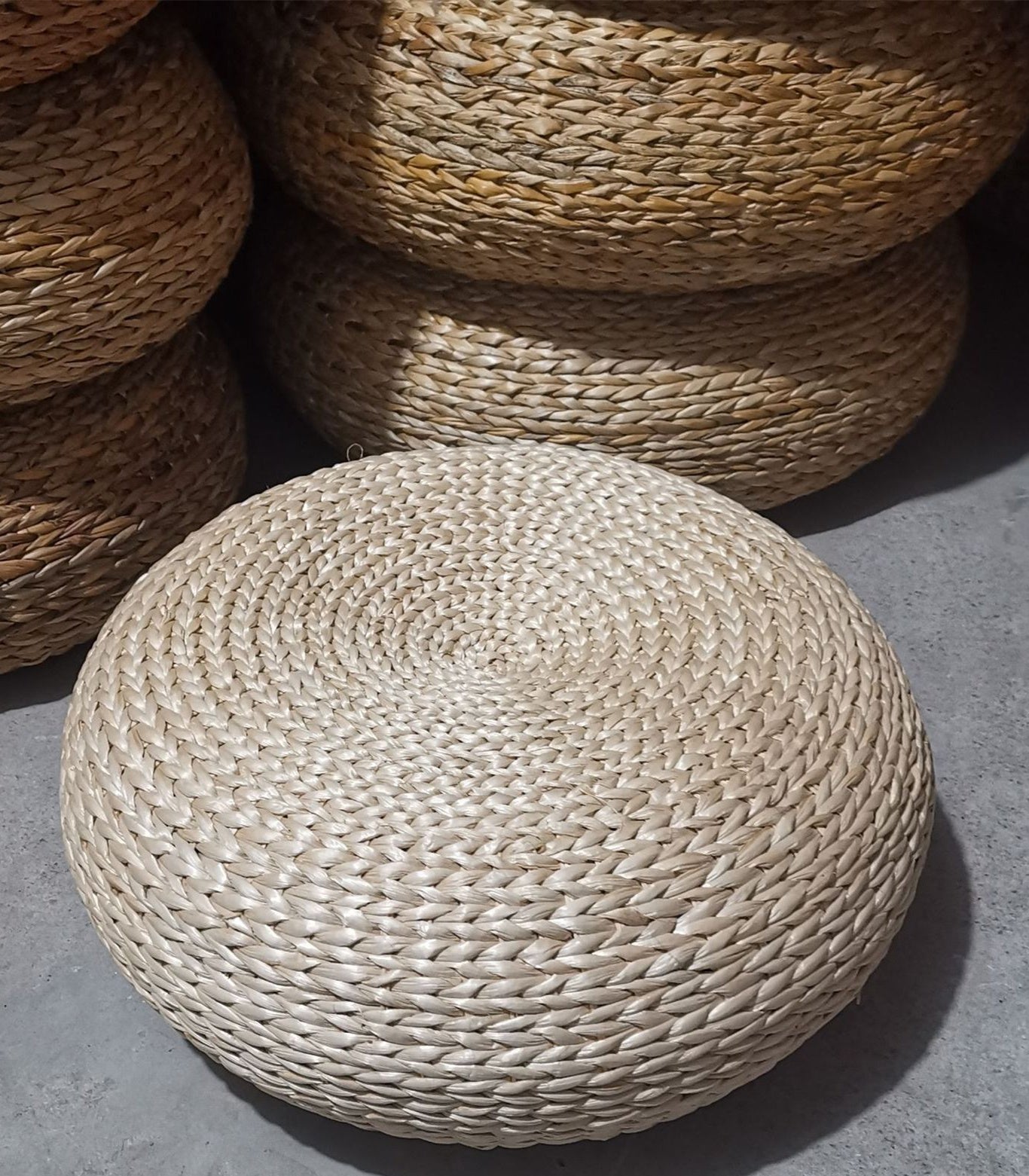 HKM-486099 Thickened Tatami Bay Window Cushion - Pastoral Grass Design, Available in Three Sizes