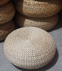 HKM-486099 Thickened Tatami Bay Window Cushion - Pastoral Grass Design, Available in Three Sizes