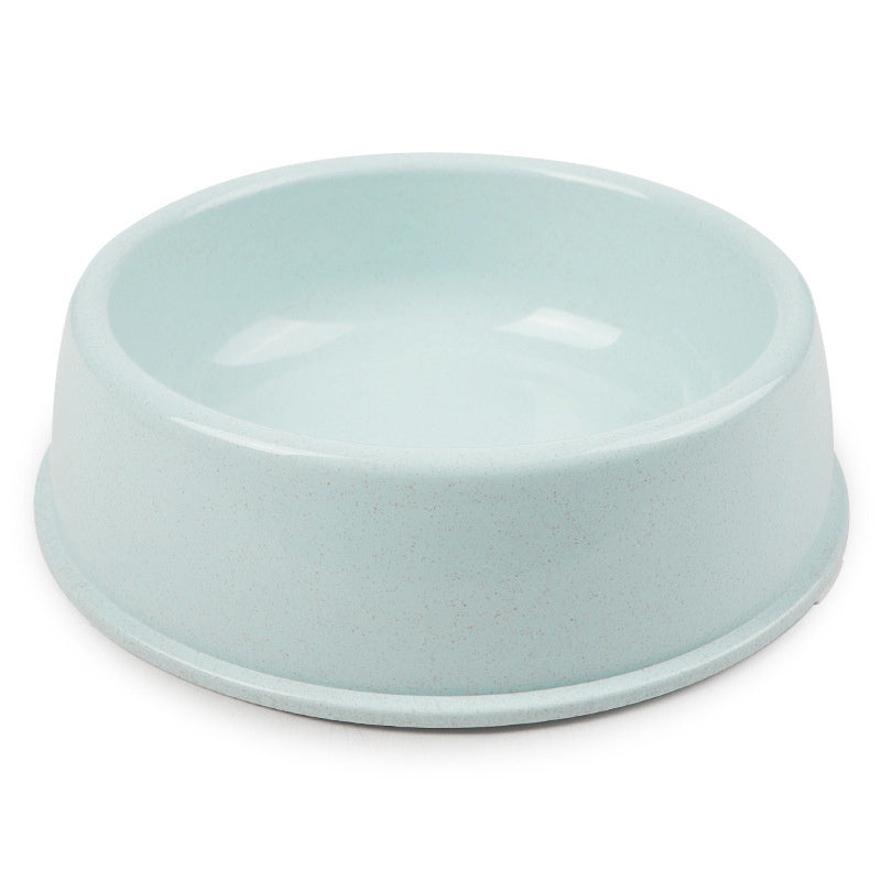 HKM-486227 Nordic Style Simple Round Plastic Dog Bowl - Pink, Blue, Green Options in Various Sizes