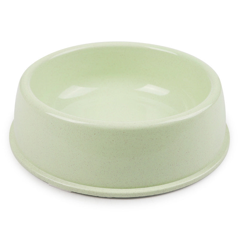HKM-486227 Nordic Style Simple Round Plastic Dog Bowl - Pink, Blue, Green Options in Various Sizes