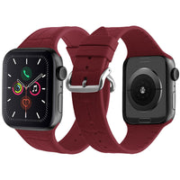 HKM-486227 Silicone Rubber Watch Strap with Lychee Pattern - Available in Various Sizes and Colors