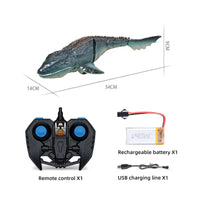 HKM-486291 Remote Control Animal Toy Swimming Pool Boat for Kids - Fun Electric RC Canglong Game